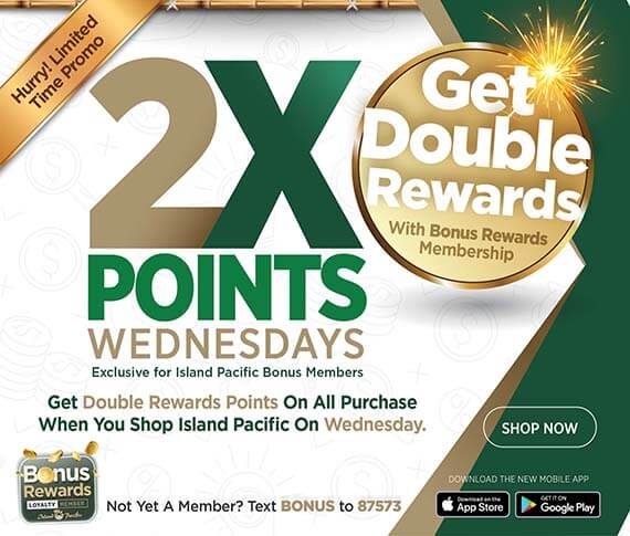 IP Bonus 2X Pts Wednesday